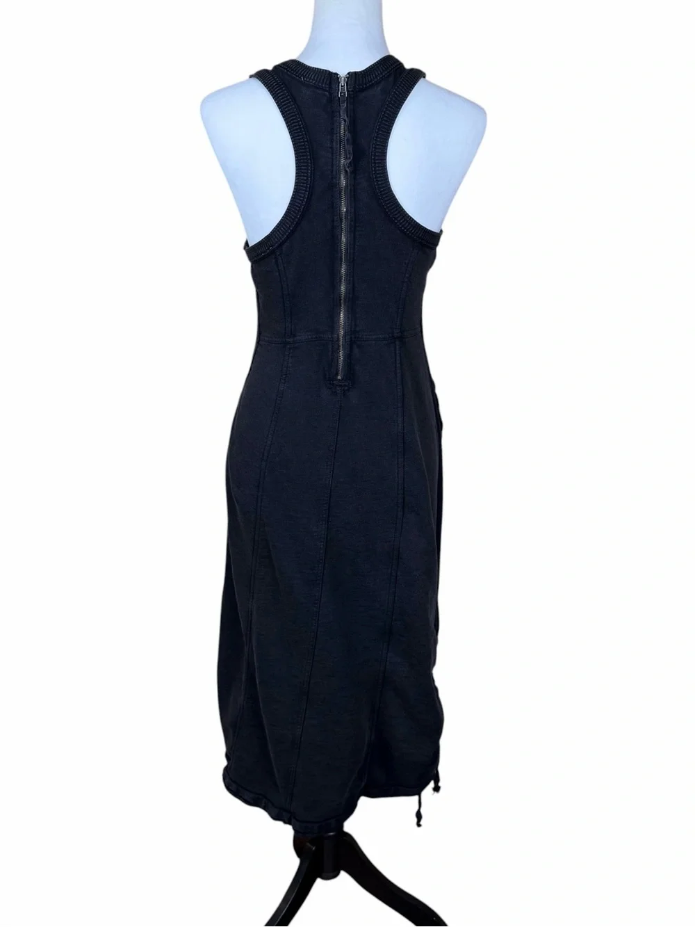 Daily Practice Midi Dress Size XS Black Cotton Racerback Casual Gorpcore Granola
